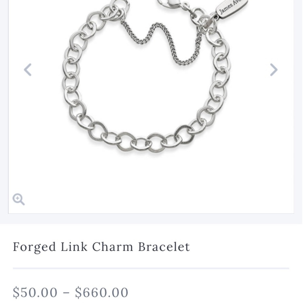 James Avery charm bracelet